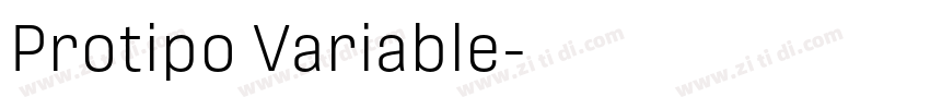 Protipo Variable字体转换